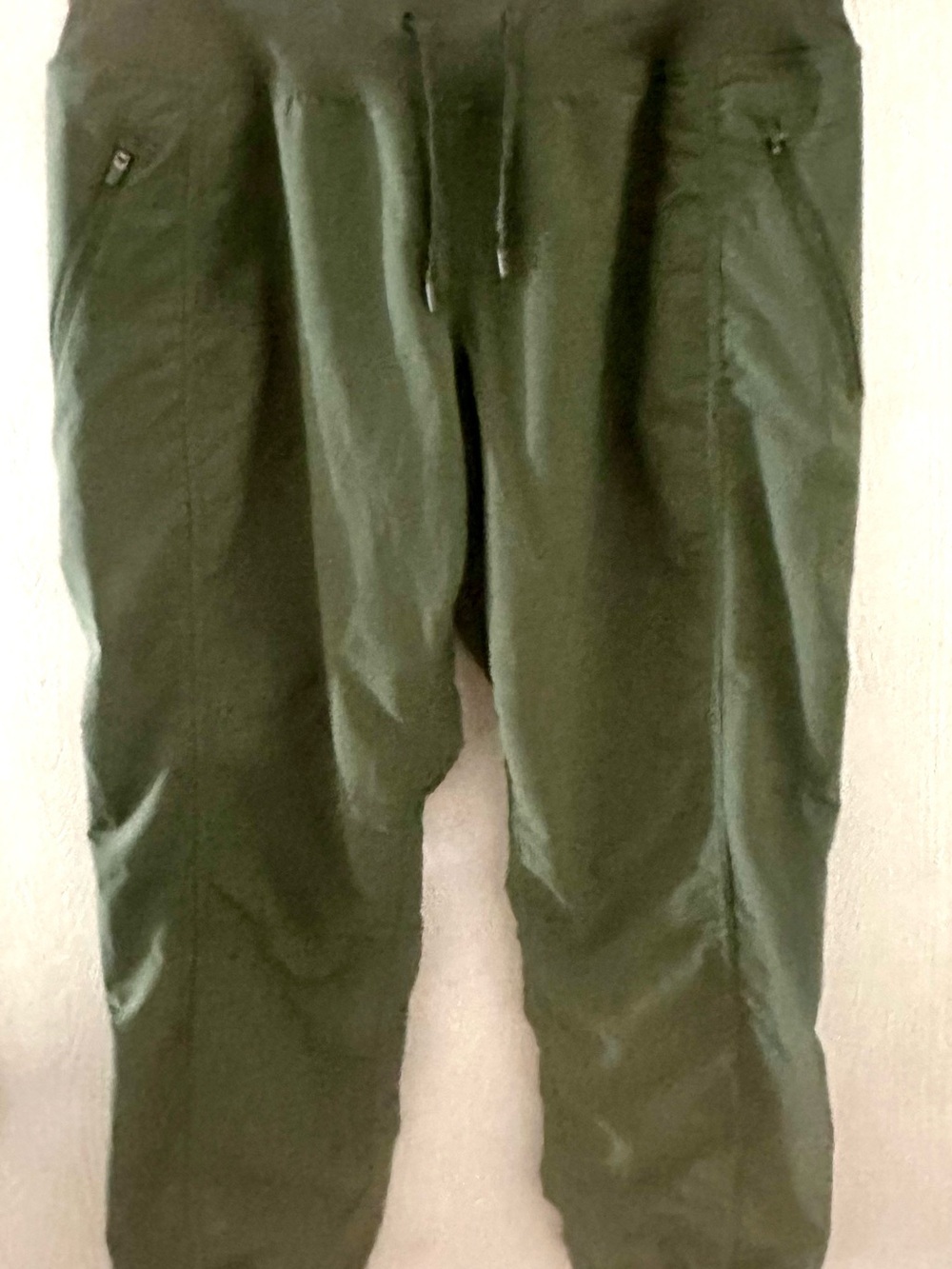 Women’s Olive Green Casual Drawstring Pants